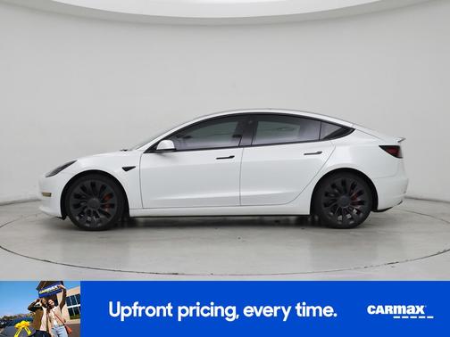 White 2022 Tesla Model 3 Performance