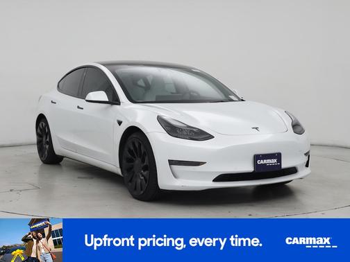 White 2022 Tesla Model 3 Performance