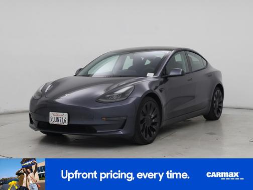 Gray 2023 Tesla Model 3 Performance