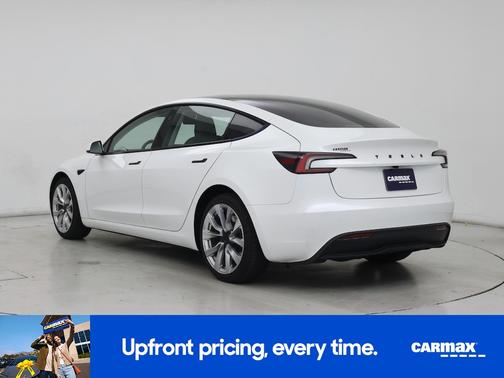 White 2025 Tesla Model 3 Long Range
