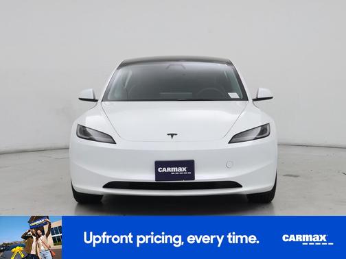 White 2025 Tesla Model 3 Long Range