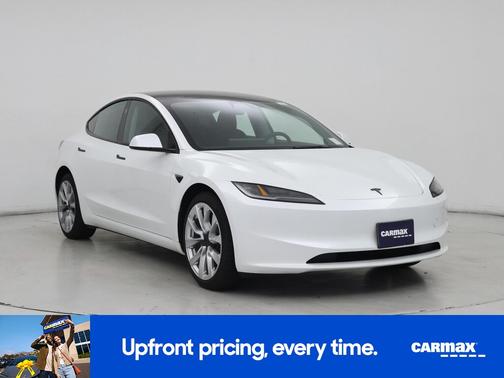 White 2025 Tesla Model 3 Long Range