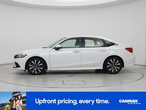 White 2022 Honda Civic EX