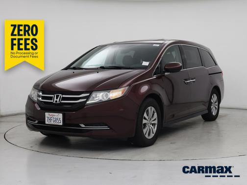 Burgundy 2014 Honda Odyssey EX-L