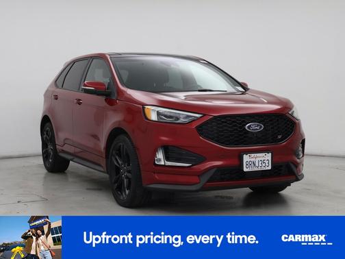 Red 2020 Ford Edge ST