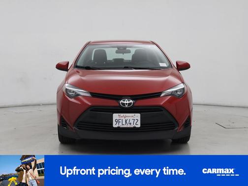 Red 2018 Toyota Corolla LE