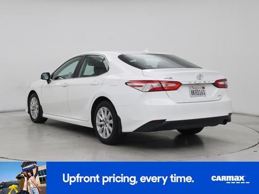 White 2019 Toyota Camry LE