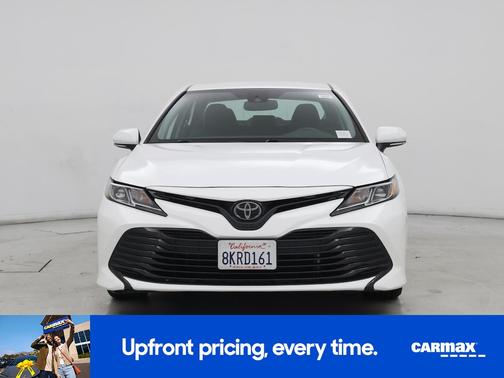 White 2019 Toyota Camry LE