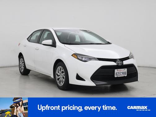 White 2017 Toyota Corolla LE