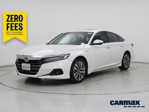 White 2021 Honda Accord Hybrid EX-L