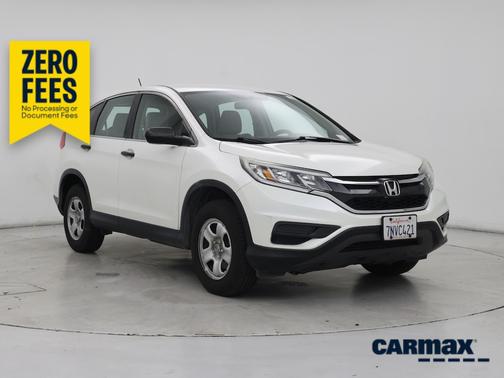 White 2015 Honda CR-V LX