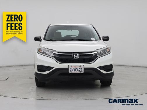White 2015 Honda CR-V LX