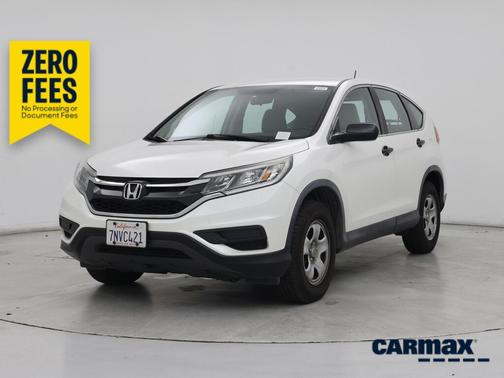 White 2015 Honda CR-V LX