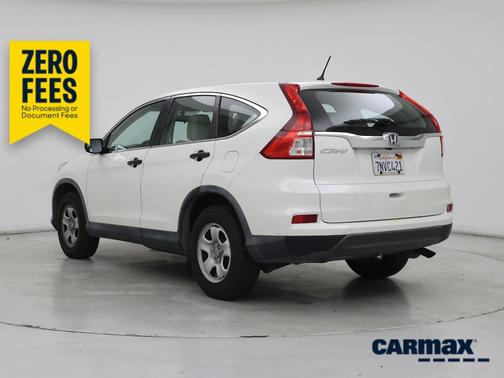 White 2015 Honda CR-V LX