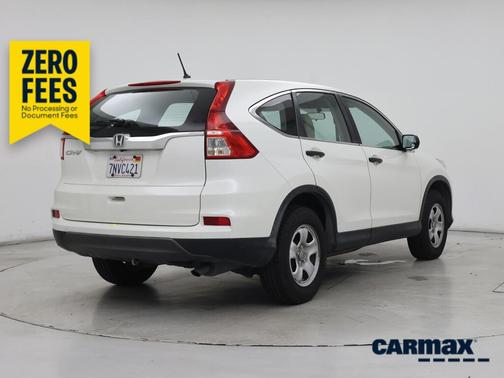 White 2015 Honda CR-V LX