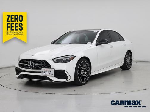 White 2025 Mercedes-Benz C-Class