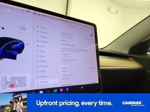 Blue 2020 Tesla Model 3 Long Range