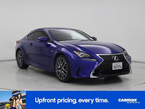 Blue 2015 Lexus RC 350