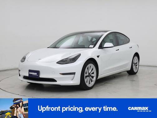 White 2022 Tesla Model 3 Long Range