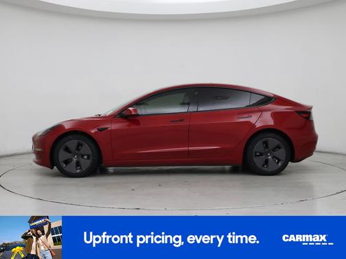 Red 2023 Tesla Model 3