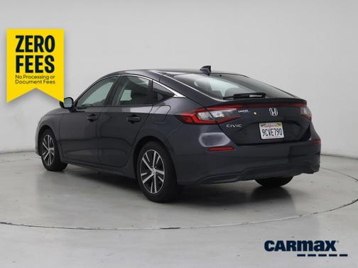 Gray 2022 Honda Civic LX