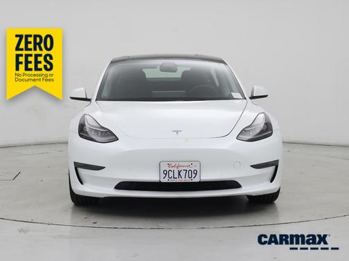 White 2022 Tesla Model 3 Long Range