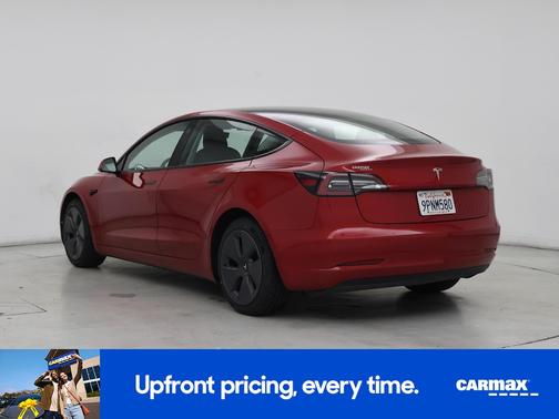 Red 2023 Tesla Model 3