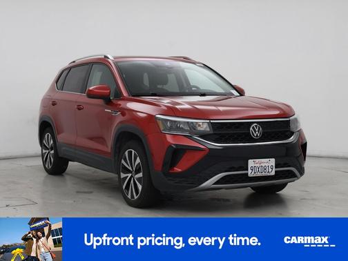 Red 2023 Volkswagen Taos SE