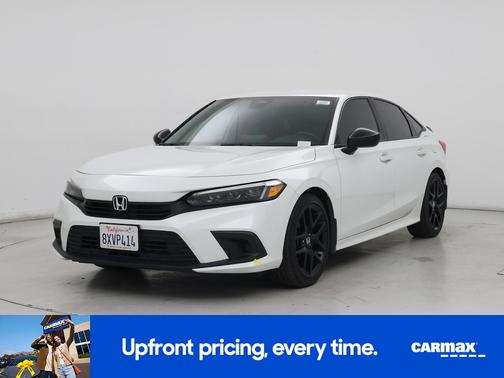 White 2022 Honda Civic Sport