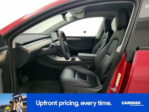 Red 2023 Tesla Model Y Long Range