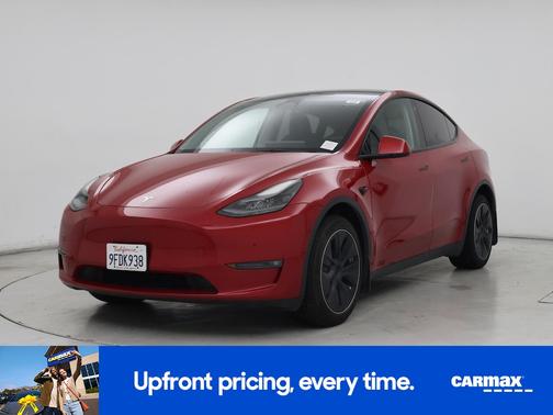 Red 2023 Tesla Model Y Long Range
