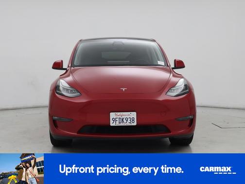 Red 2023 Tesla Model Y Long Range
