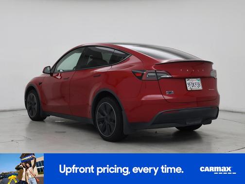 Red 2023 Tesla Model Y Long Range