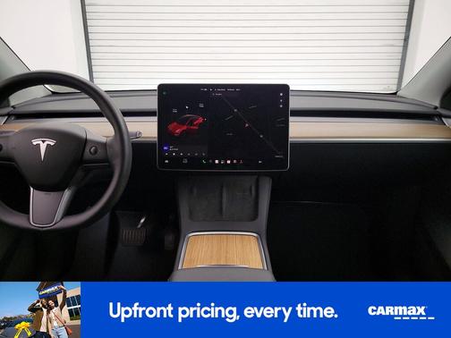 Red 2023 Tesla Model Y Long Range