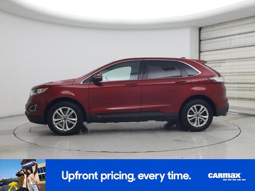 Red 2016 Ford Edge SEL