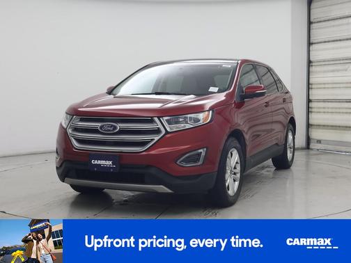 Red 2016 Ford Edge SEL