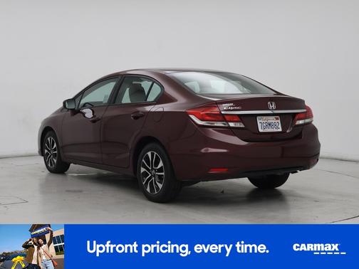 Red 2014 Honda Civic EX