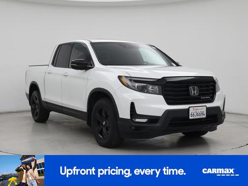 White 2021 Honda Ridgeline Black Edition