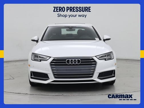 White 2019 Audi A4 Premium Plus