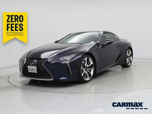 Blue 2018 Lexus LC 500