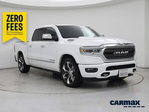 White 2020 RAM 1500 Limited
