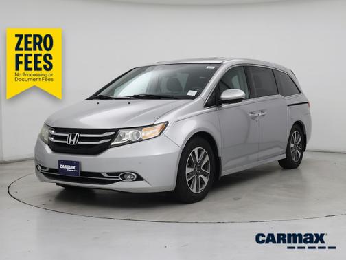 Silver 2014 Honda Odyssey Touring Elite