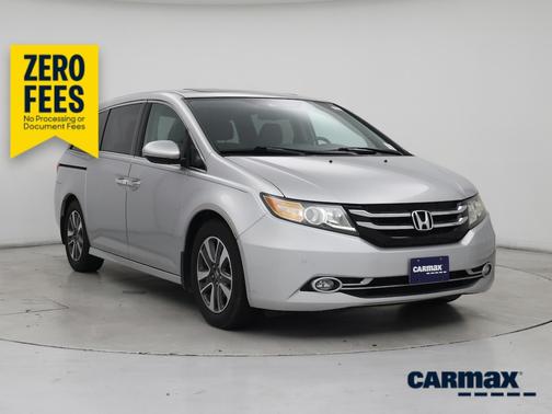 Silver 2014 Honda Odyssey Touring Elite