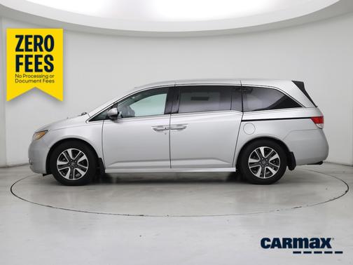 Silver 2014 Honda Odyssey Touring Elite