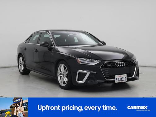 Black 2022 Audi A4 S-Line Premium Plus