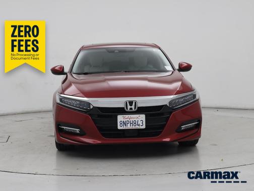 Red 2020 Honda Accord Hybrid Touring