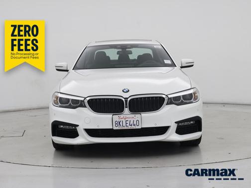 White 2019 BMW 530e iPerformance