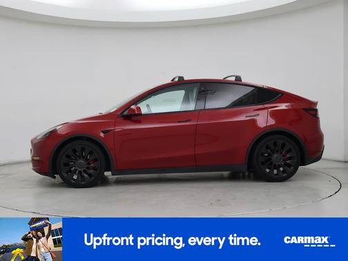 Red 2022 Tesla Model Y Performance