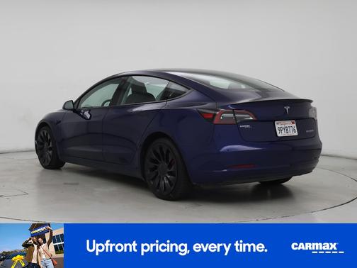 Blue 2023 Tesla Model 3 Performance