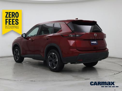 Red 2025 Nissan Rogue SV